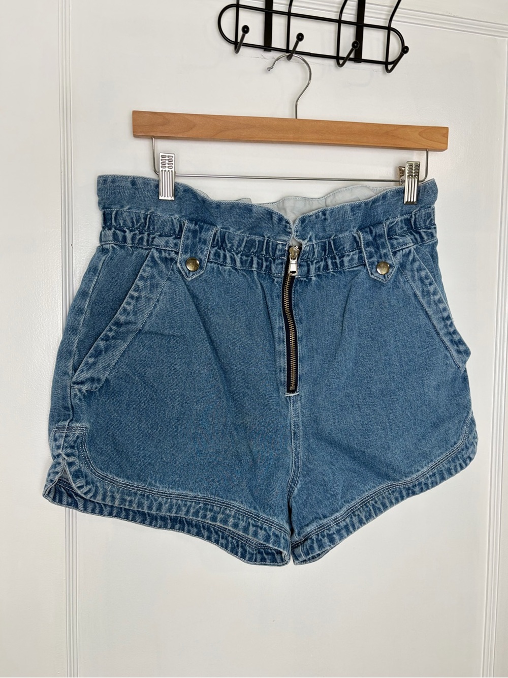 Sea Alyssa Paperbag Denim Shorts 8 - Picture 15 of 16